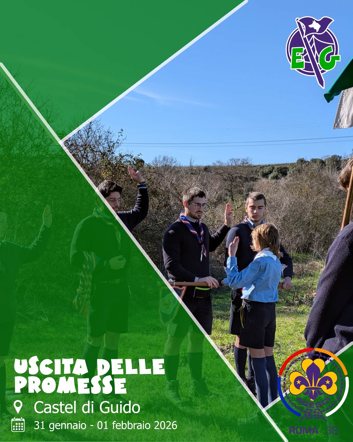 Un’uscita di fine gennaio che ci ha ricordato cosa vuol dire essere reparto. ⛺ 🗞️🌍 Abbiamo iniziat
