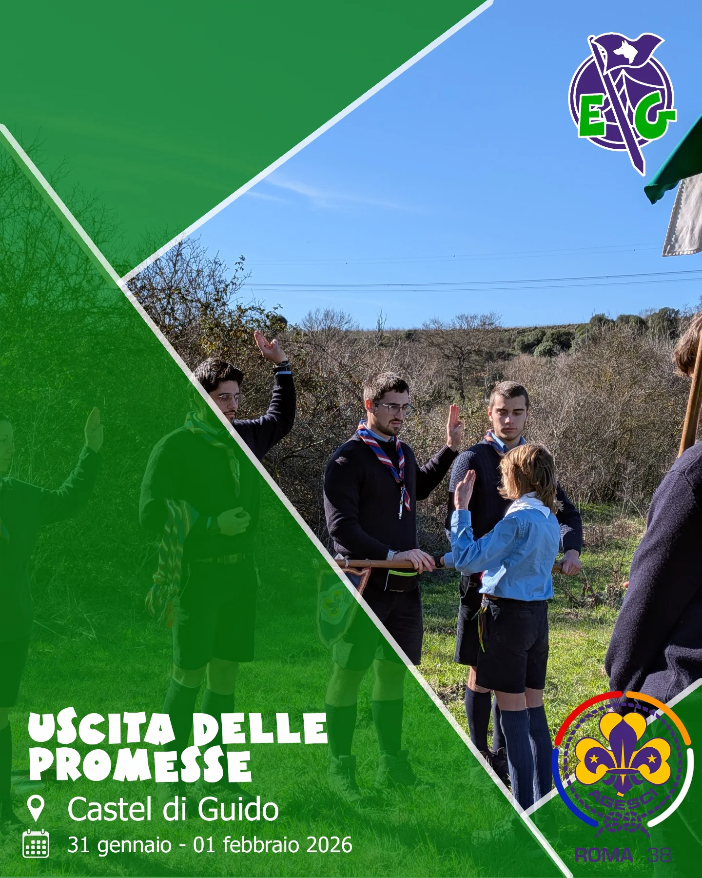 Un’uscita di fine gennaio che ci ha ricordato cosa vuol dire essere reparto. ⛺ 🗞️🌍 Abbiamo iniziat